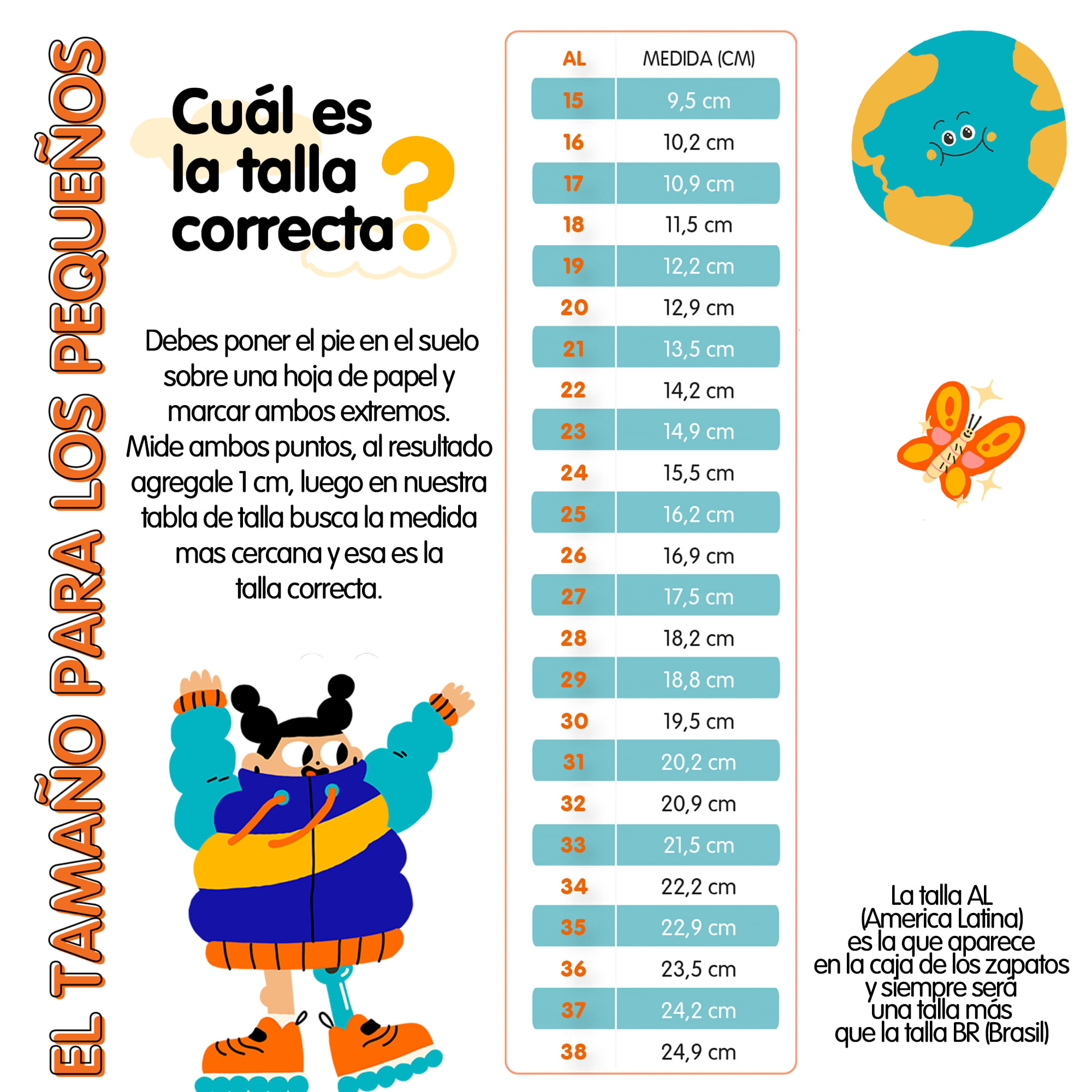 Tabla De Calzado Guia Tallas Pablosky Bebe Bebés Medida Del Pie En